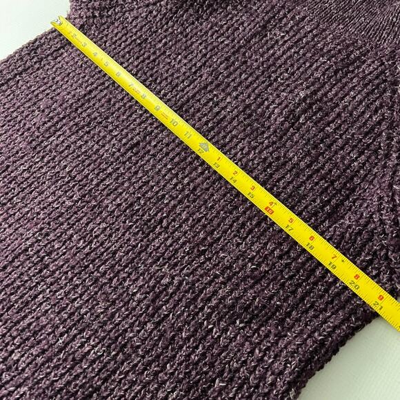 Free People Tweedy Turtleneck Sweater Women Size Small Oversized - Picture 3 of 10